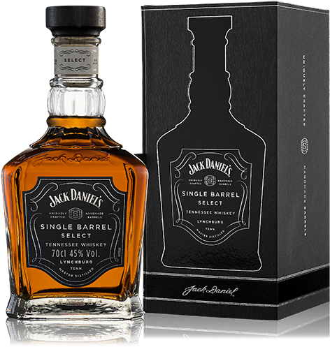Jack Daniel's Single Barrel Select Whiskey - Jack Daniel's Single Barrel Select Tennessee Whiskey (500x617), Png Download