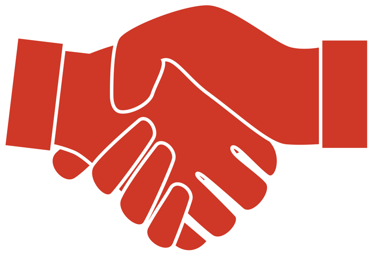 Website-handshake - Handshake (800x800), Png Download
