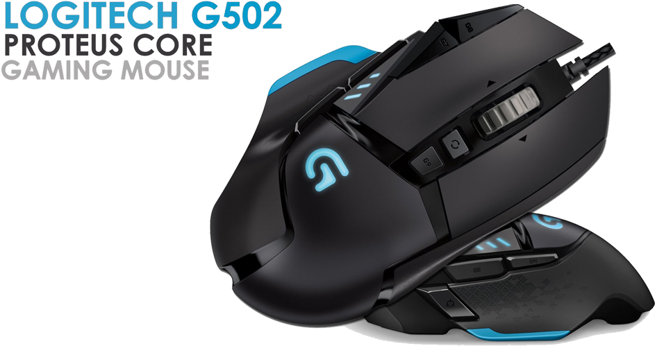 G502lg - Logitech Gaming Mouse G502 Proteus Spectrum (1000x563), Png Download