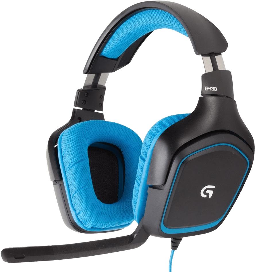 Logitech G430 - Headsets Gaming (1300x950), Png Download