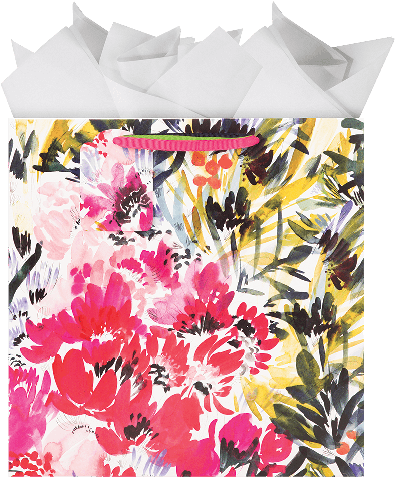 Perennial Garden Gift Bag & Wrap - Chrysanths (1000x1000), Png Download