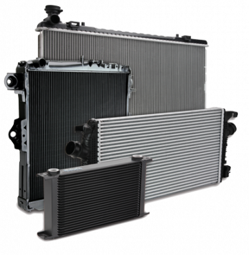 Radiator And Condenser Repairs, Supplies And Fitment - Automotive Radiators (361x370), Png Download