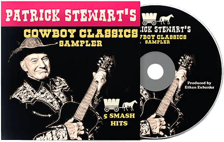 A Journal Of Musical Thingscaptain Picard Has Turned - Patrick Stewart Cowboy Classics (705x529), Png Download