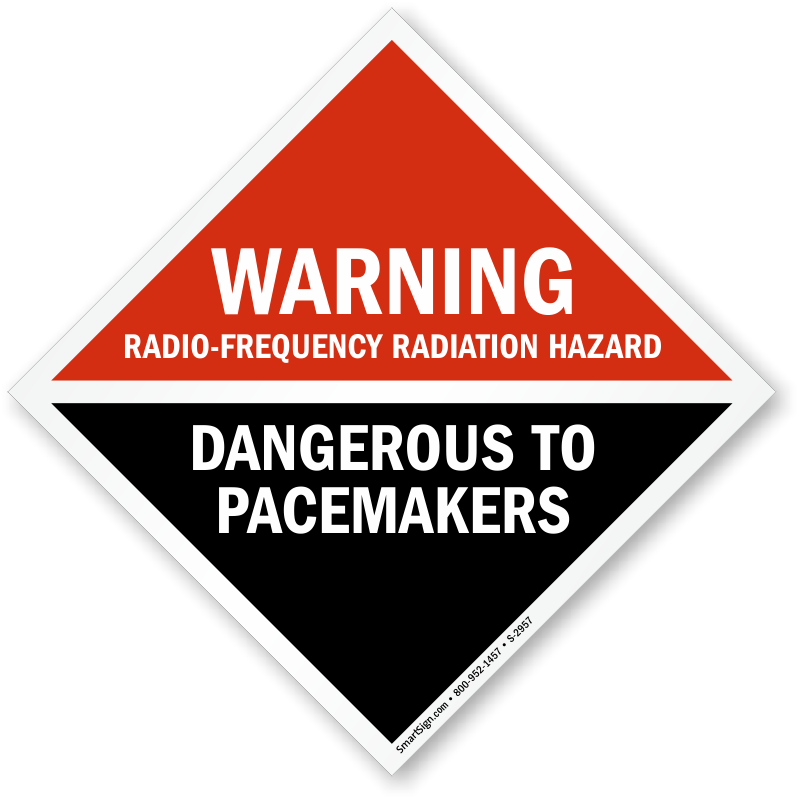 Rf Radiation Warning Sign - No Parking Access Required Signs (800x800), Png Download