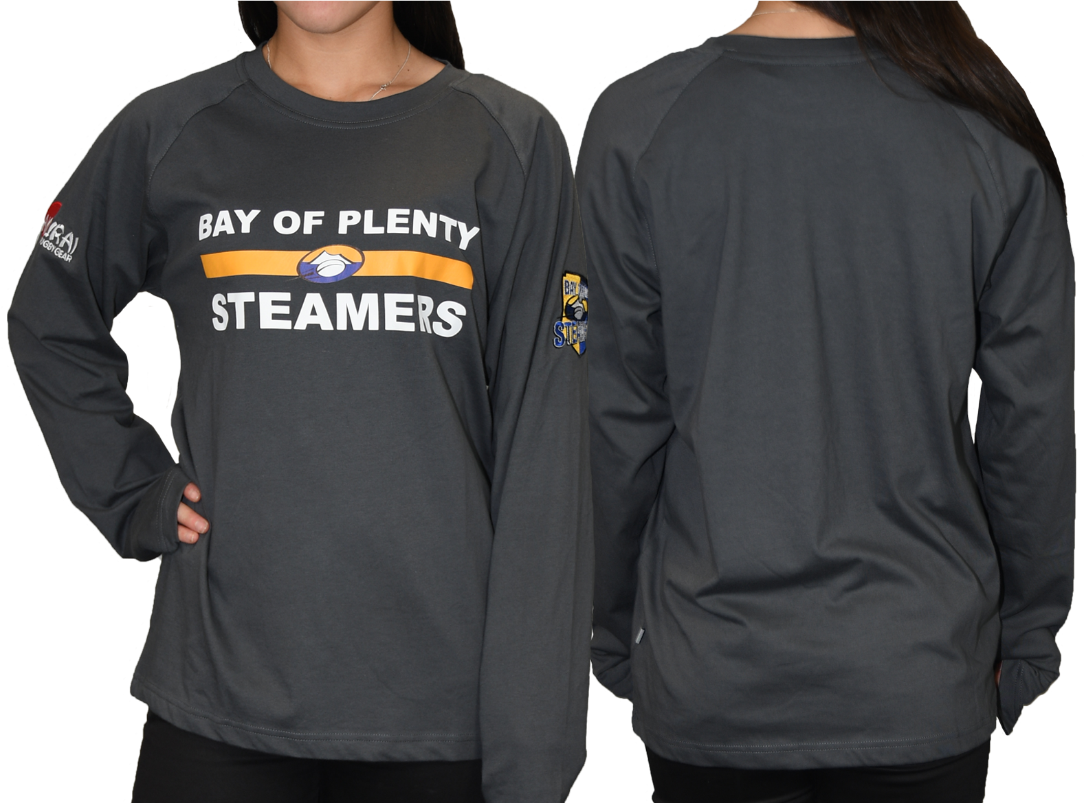 $50 - - T Shirt Long Sleeve Png Grey (1621x1168), Png Download