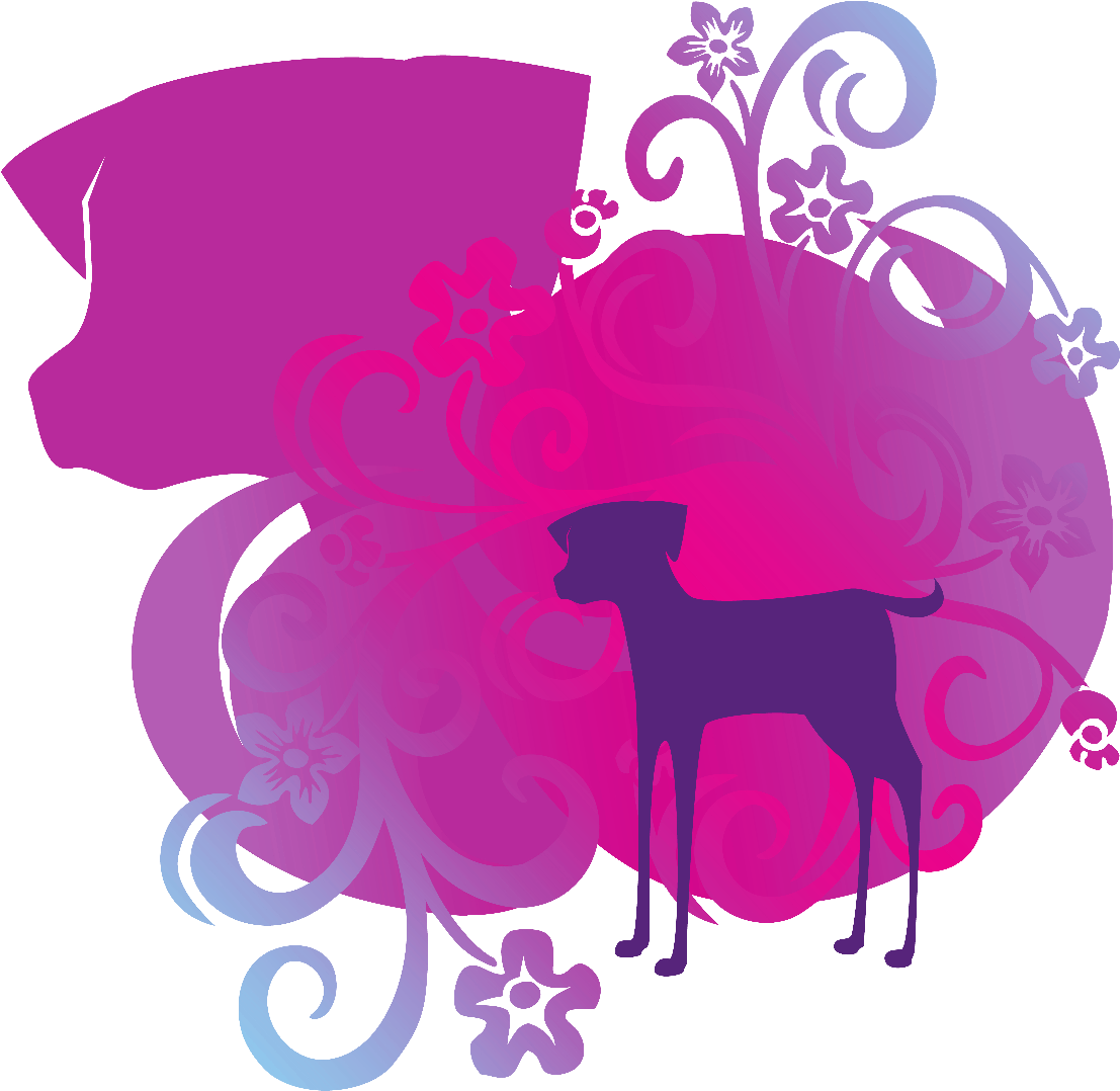 Coddled Creatures Pet Sitting Llc ® - Vistaprint Purple Dog Two Tone Deluxe Classic Cotton (1200x1200), Png Download