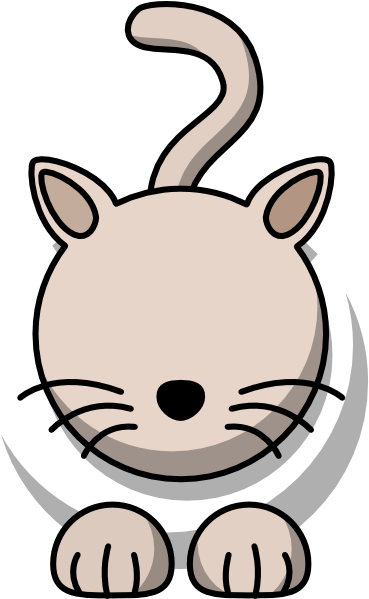 How To Set Use Grey Cat Svg Vector (588x598), Png Download