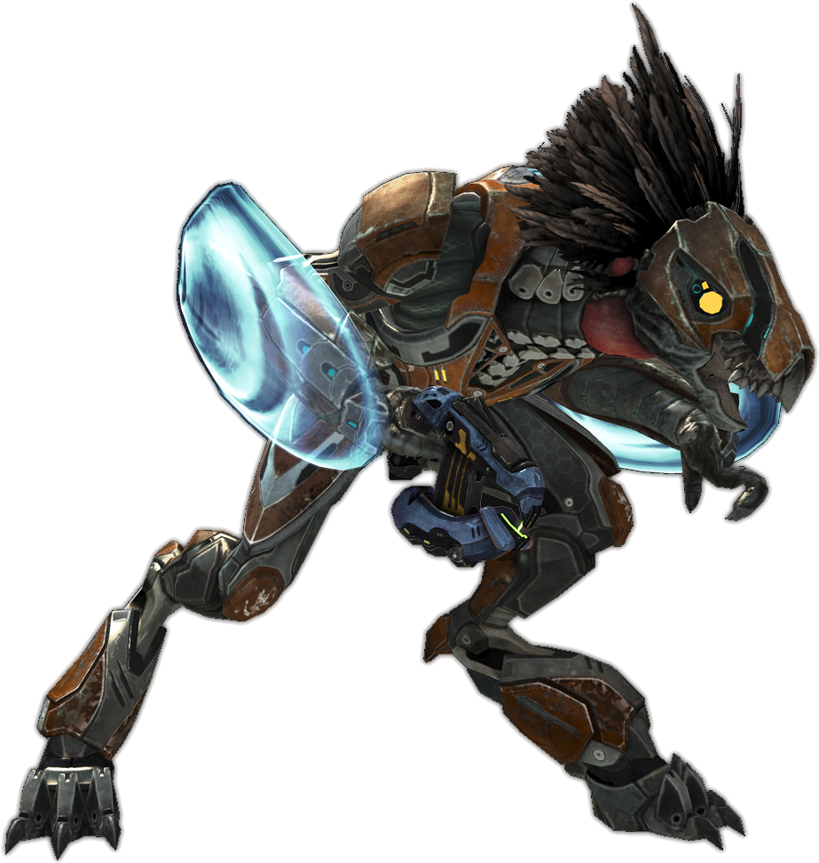 Skirmisher Champion Halo Reach In-game Sprites - Halo Reach Skirmisher Murmillo (966x1000), Png Download