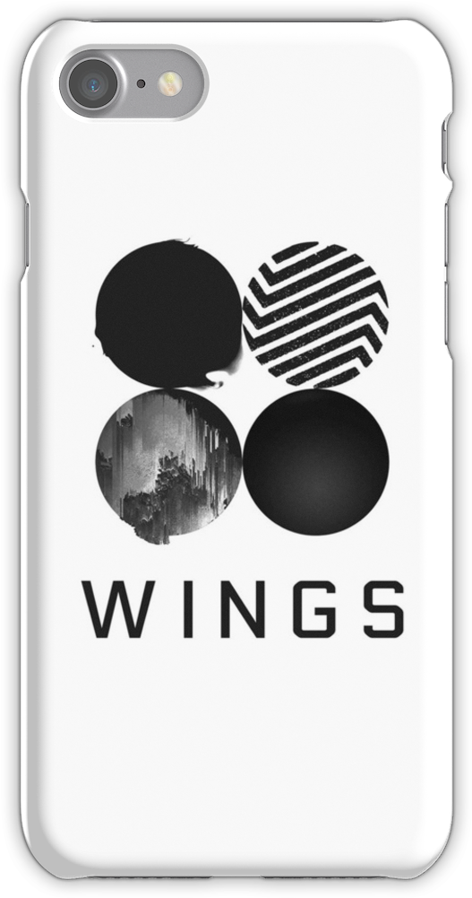 White Wings Phone Case Iphone 7 Snap Case - Mv Blood Sweat Tears (750x1000), Png Download