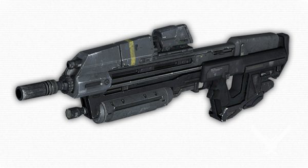 Halo Reach Unsc Weapons - Halo Reach Assault Rifle (600x328), Png Download