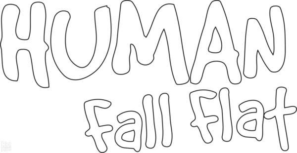 Fall Flat To Nietypowa Gra Logiczna O Nieliniowej Rozgrywce, - Human Fall Flat Logo (600x310), Png Download