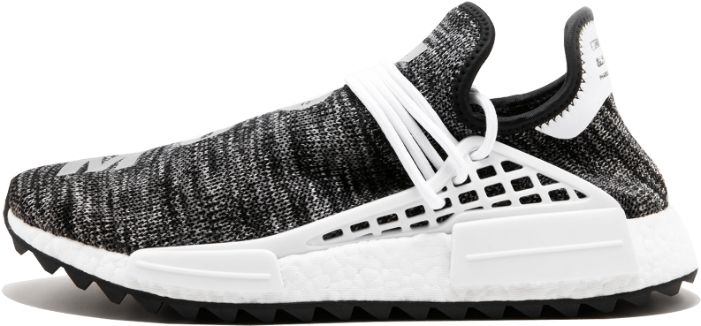 Pharrell X Adidas Nmd Hu Trail "black" - Human Race Trail Nmd (1000x600), Png Download