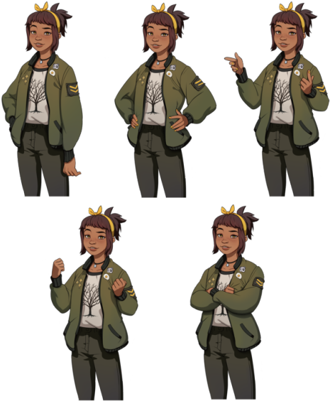 Dream Daddy Sprite Set (500x593), Png Download