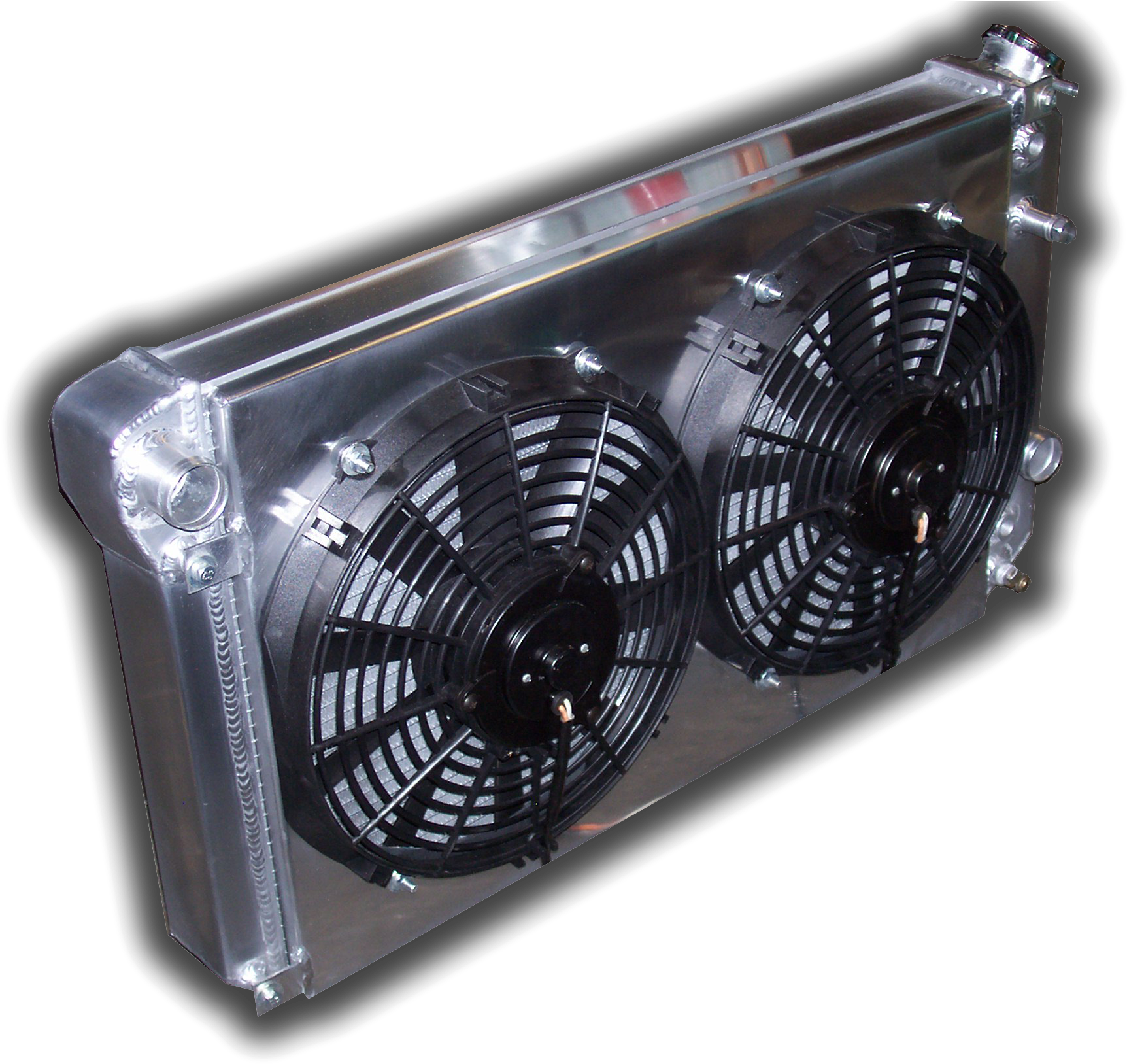 S10 V8 Conversion Radiator - Fan (2001x1665), Png Download