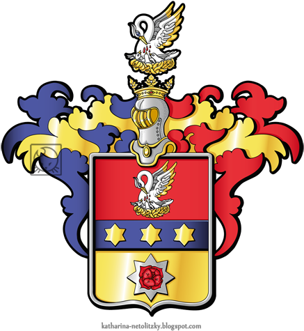 Luo Family Crest (460x490), Png Download