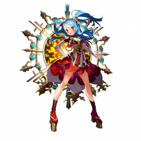 Artwork - Sun God Amaterasu Valkyrie Connect (480x480), Png Download