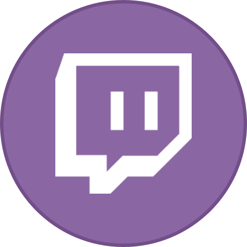 Back - Twitch Icon Png Circle (500x500), Png Download