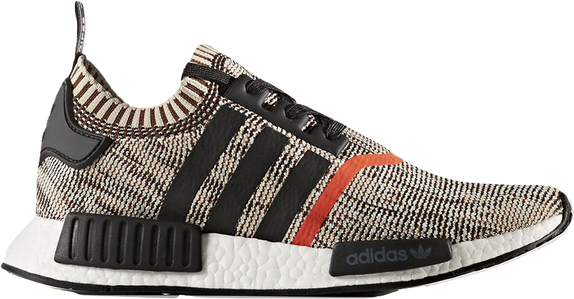 Nmd R1 Pk - Black Grey Nmd R1 Pk (908x472), Png Download