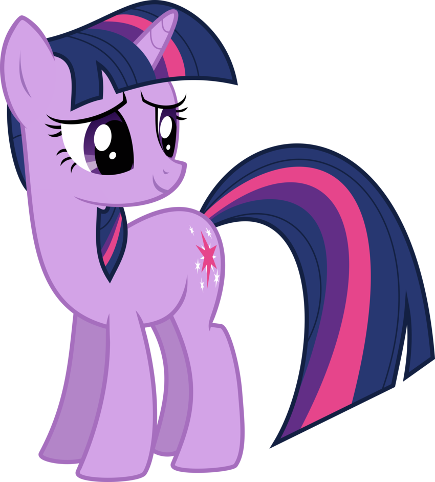 Twilight Sparkle By Artist Spacekitty My Little Pony - My Little Pony Twilight Sparkle Vector (850x941), Png Download