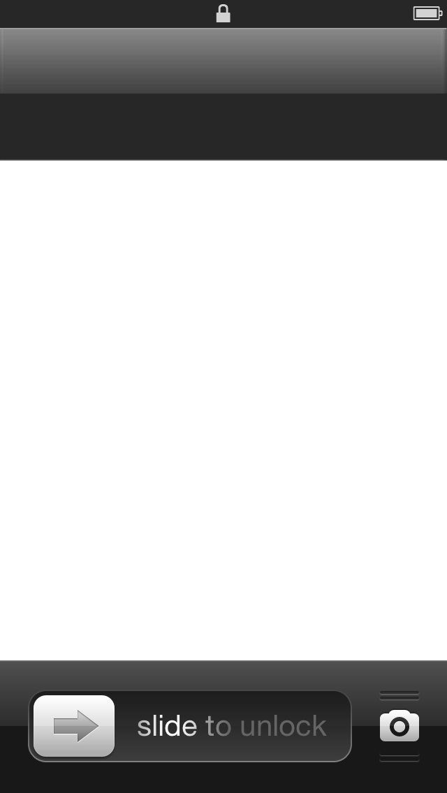 Locked Screen - Iphone (640x1136), Png Download