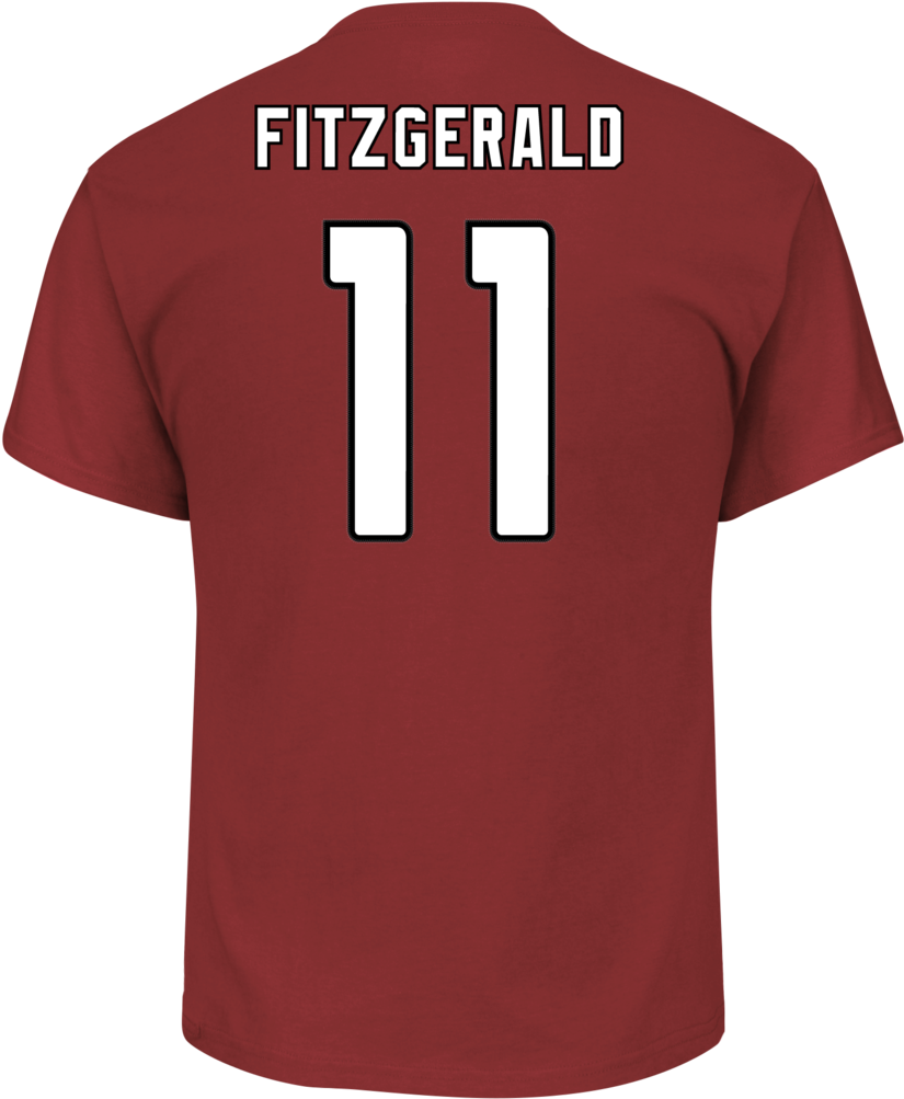 Arizona Cardinals Larry Fitzgerald - Number (1024x1024), Png Download