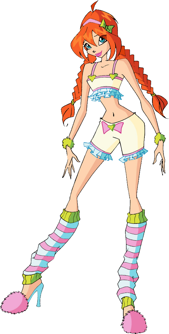 Bloom Pajama - Winx Club Bloom Pyjama (577x1123), Png Download