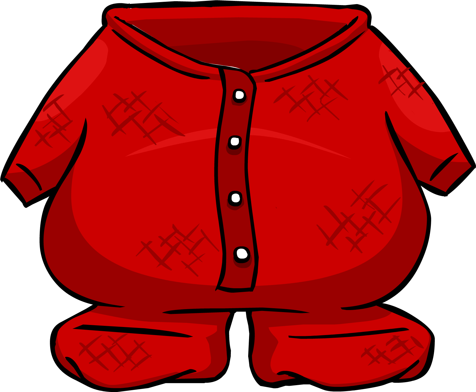Png - Club Penguin Pajamas (1594x1315), Png Download