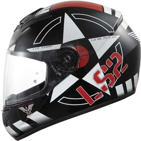 Where To Buy Nfl Helmets - Ls2 Helmet Black Red (500x500), Png Download