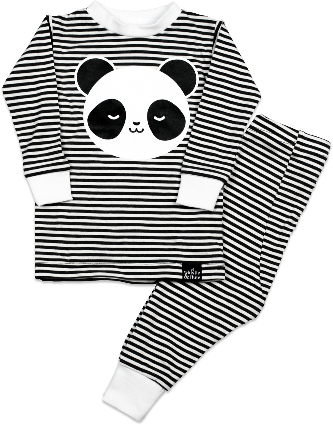 Whistle & Flute Kawaii Sleepy Panda Pajama Set (1500x1500), Png Download