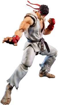 Zoom - Street Fighter Ryu Toy (380x380), Png Download