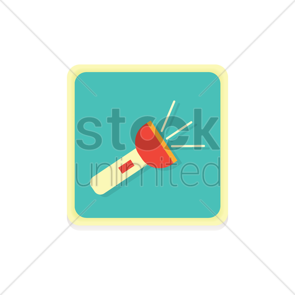 Free Flashlight Icon Vector Graphic - Ice Cream Bar (600x600), Png Download