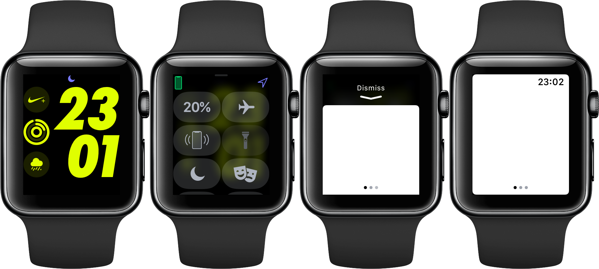 Apple Watch 42 Mm Cosmic Black Stainless Steel With (1936x872), Png Download