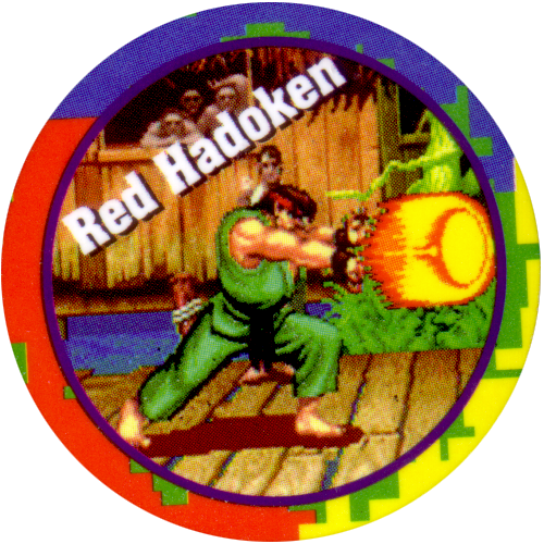 #2 - Street Fighter 2 Ryu Red Hadoken (500x500), Png Download