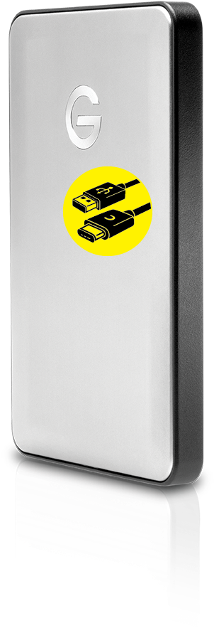 G Drive Slim Ssd Usb C - G-technology (589x1017), Png Download