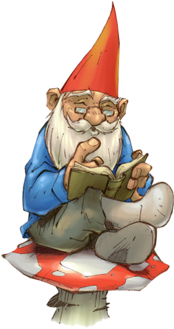 Garden Gnome D&d Art (480x480), Png Download