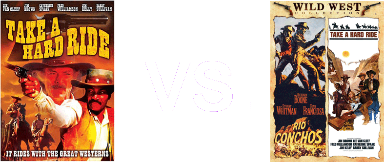 Currently There Are 2 Different Versions Of Take A - Shout Factory Wild West Collection: Rio Conchos / Take (800x345), Png Download