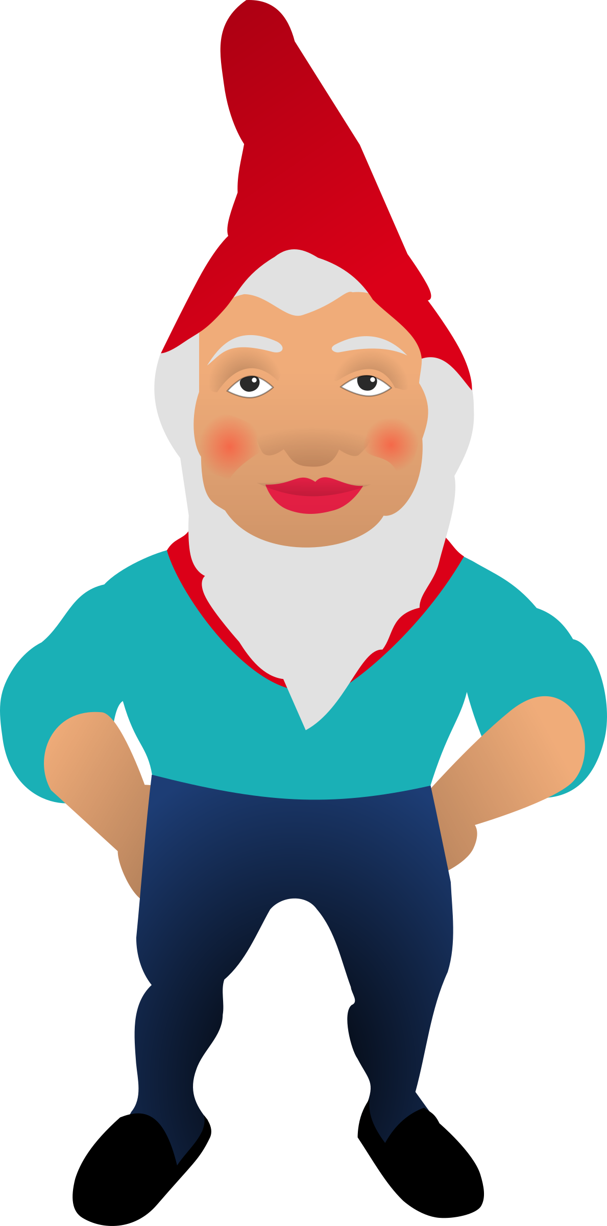 This Free Icons Png Design Of Garden Gnome (1189x2400), Png Download