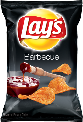 Lay's Potato Chips - Lay Barbeque (334x483), Png Download
