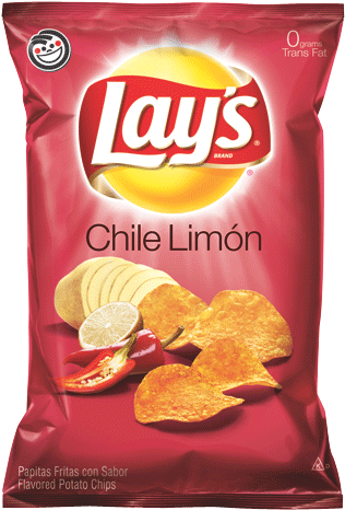 Lay's Chile Limon Flavored Potato Chips - Lays Chile Limon Chips (361x504), Png Download