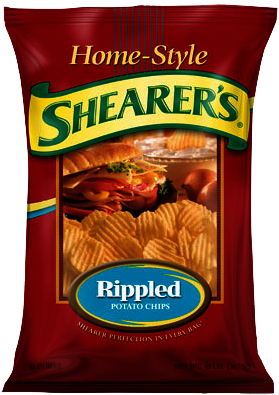 Shearer's Home-style Potato Chips - Shearers Chips (400x500), Png Download