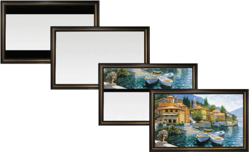 Theater Art System Horizontal Masking - Great Big Canvas Lake Como Landing By Howard Behrens (510x511), Png Download