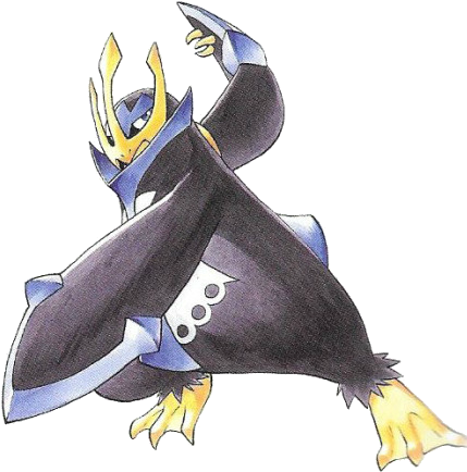 Platinum Empoleon - Pokemon Empoleon (429x469), Png Download