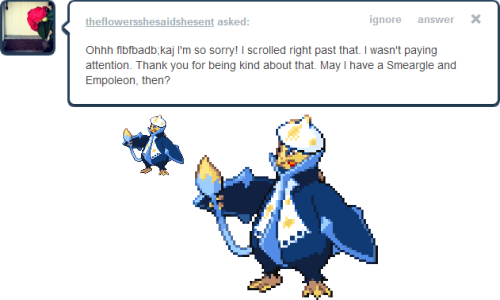 Ironically, I Was Working On This Before I Decided - Empoleon Sprite (500x300), Png Download