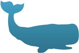 Whale Temporary Tattoo - Whale (350x350), Png Download