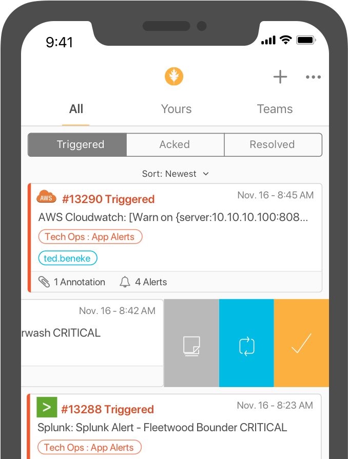 Always On - Victorops Alert Mobile (1160x892), Png Download