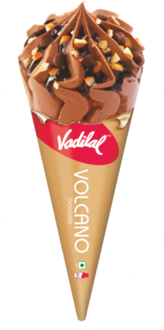 Cone - Cone Vadilal Ice Cream (330x678), Png Download