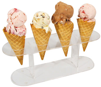 Ice Cream Holders (376x338), Png Download
