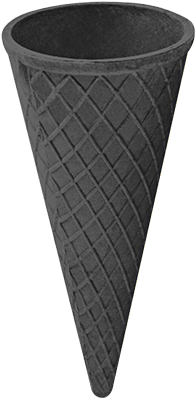 Wafer Cone 120 "blackberry" - Ice Cream Cone (450x450), Png Download