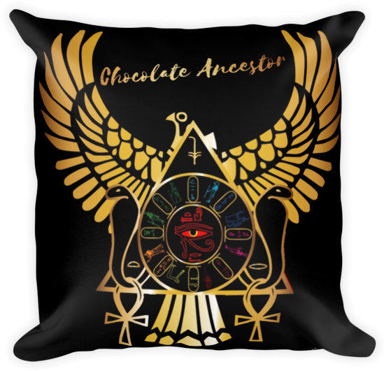 Chocolate Ancestor, Llc- Chocolate Ancestor Egyptian - Egyptiansquare Square Sticker 3" X 3" (600x600), Png Download