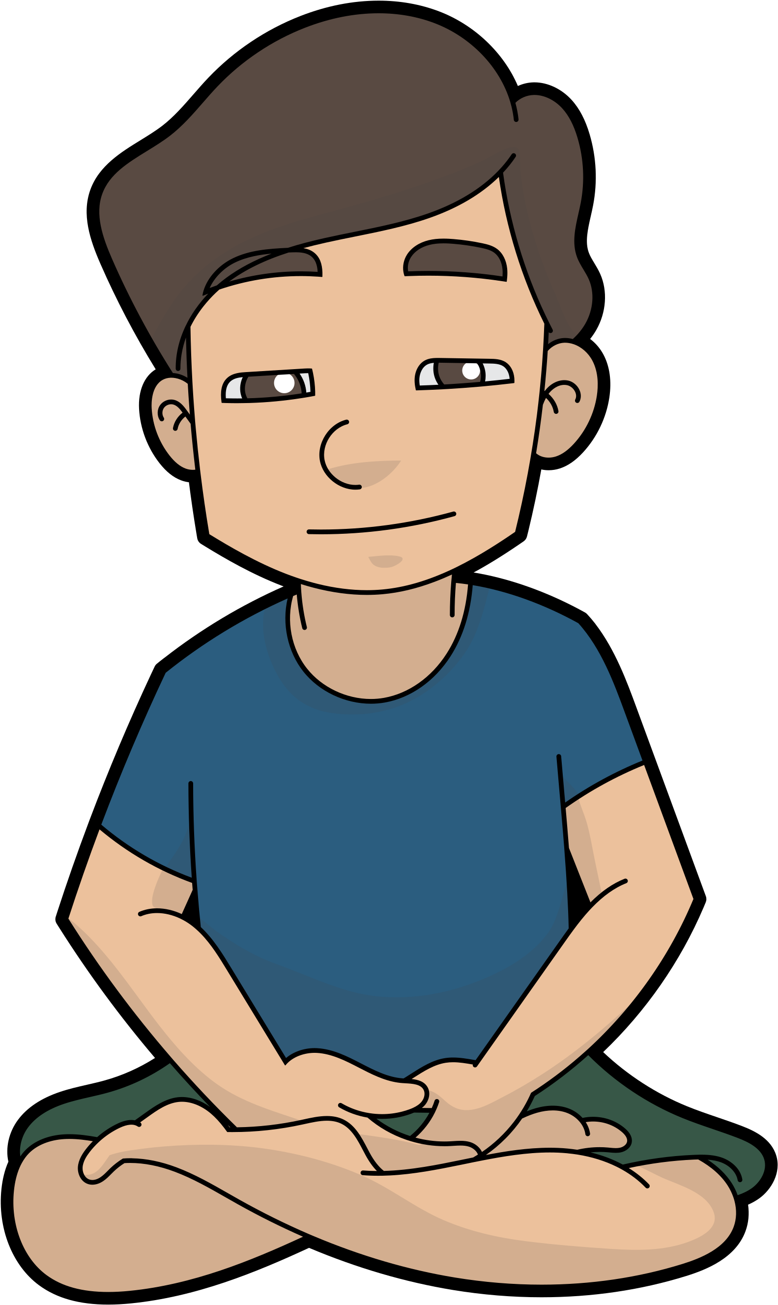 Download Relaxing Clipart Relaxed Man - Relaxed Cartoon Png PNG Image with  No Background - PNGkey.com
